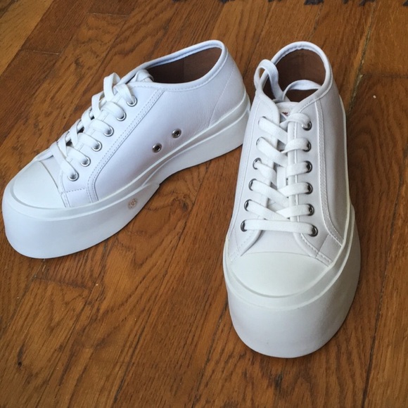 Brand new Marni white leather platform sneakers - Picture 3 of 5